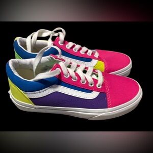 Vans multi bright colors sneaker